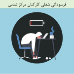فرسودگی شغلی کارکنان مرکز تماس