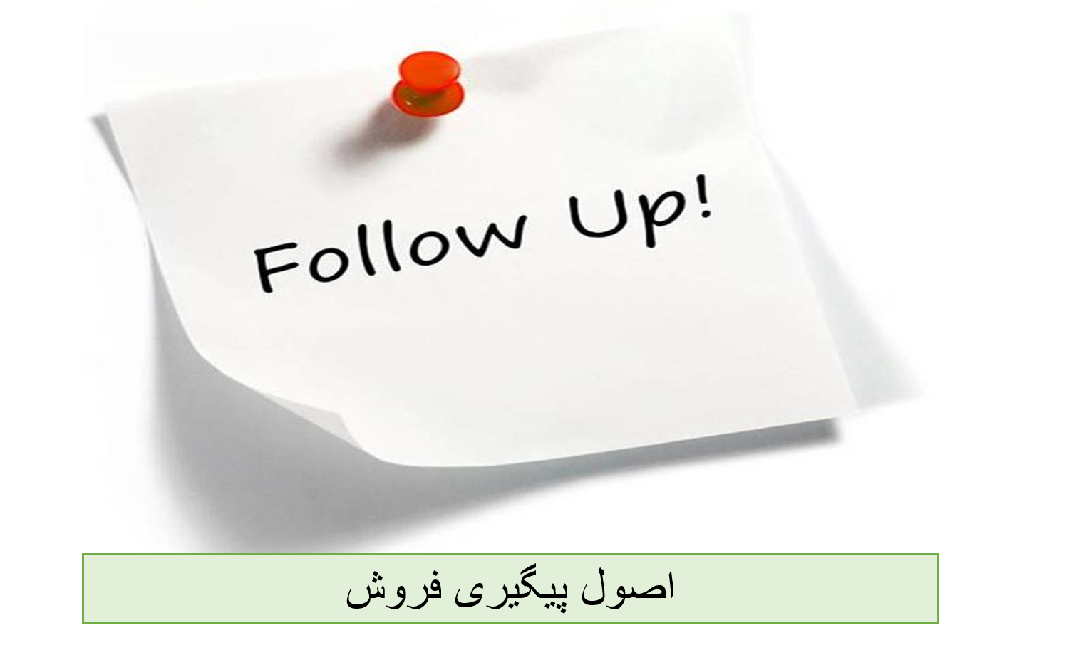 اصول پیگیری فروش